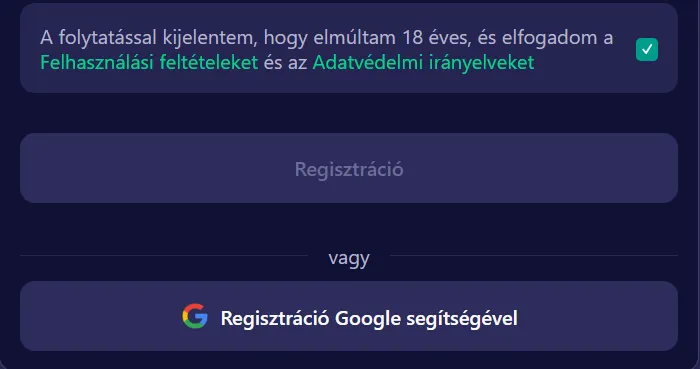 google regisztracio